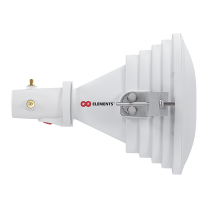 Antena Sectorial Asimétrica Starter Horn de 45º, 5150 - 5950 MHz, ganancia de 17 dBi, conexión directa con radios IS-5AC, PS-5AC y IS-M5, conexión RP-SMA