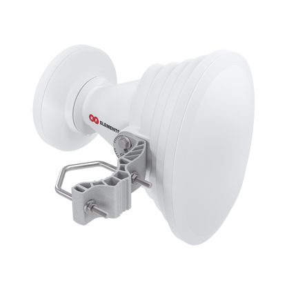Antena Sectorial Asimétrica Starter Horn de 45º, 5150 - 5950 MHz, ganancia de 17 dBi, conexión directa con radios IS-5AC, PS-5AC y IS-M5, conexión RP-SMA