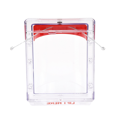 Cubierta Protectora Serie Stopper IIÆ De Policarbonato Super Resistente, Montaje Empotrado, Texto En Inglés, Sin Bocina