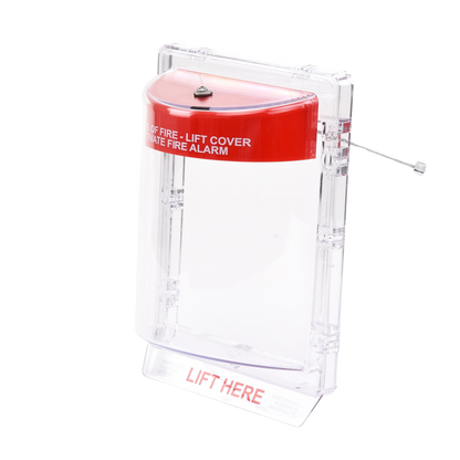 Cubierta Protectora Serie Stopper IIÆ De Policarbonato Super Resistente, Montaje Empotrado, Texto En Inglés, Sin Bocina