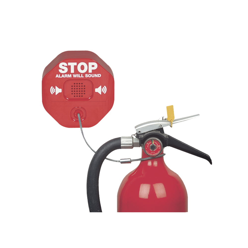 Alarma Para Extintores De Incendio Serie Theft Stopper®, Evita Robo y Mal Uso. Con bocina a 12Vcd