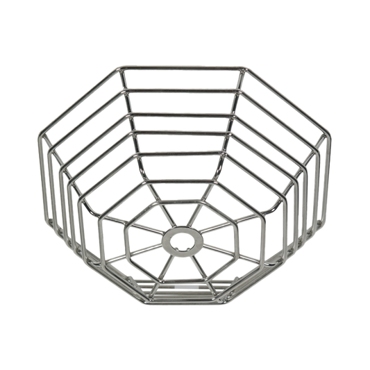 Rejilla de acero Web Stopper® para protección de detectores de humo de vandalismo y accidentes. Bajo perfil, montaje empotrado.