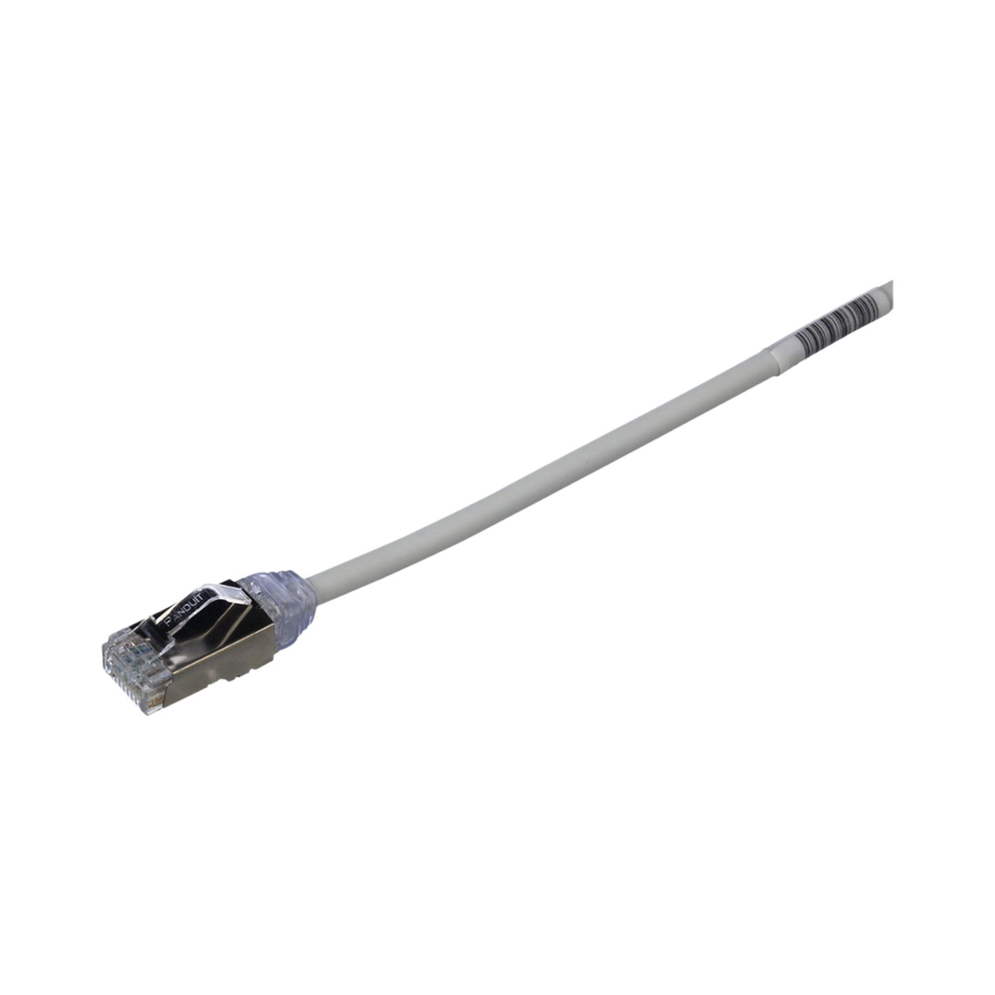 Patch Cord Cat6A, Diámetro Reducido 28 AWG, Blindado S/FTP, CM/LS0H, 3 Metros (9.84 Pies), Color Gris