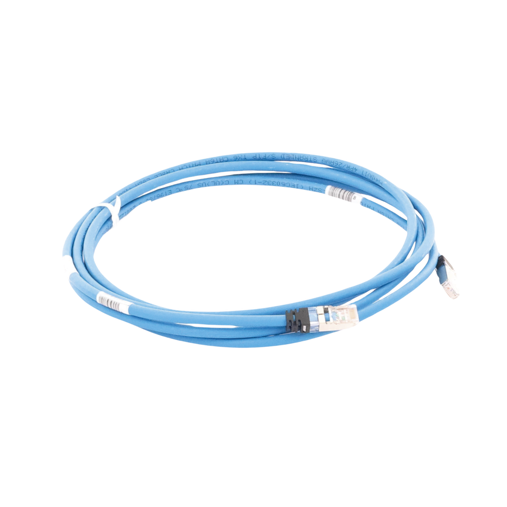 Patch Cord Cat6A, Blindado S/FTP, CM/LS0H, 10 Metros (32.81 Pies), Color Azul