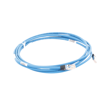 Patch Cord Cat6A, Blindado S/FTP, CM/LS0H, 10 Metros (32.81 Pies), Color Azul