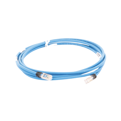 Patch Cord Cat6A, Blindado S/FTP, CM/LS0H, 10 Metros (32.81 Pies), Color Azul
