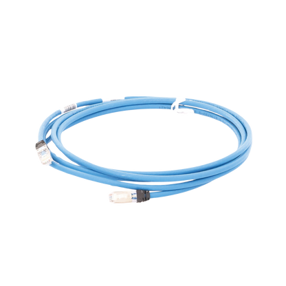 Patch Cord Cat6A, Blindado S/FTP, CM/LS0H, 10 Metros (32.81 Pies), Color Azul
