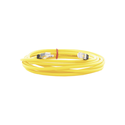 Patch Cord Cat6A, Blindado S/FTP, CM/LS0H, 3.96 Metros (13 Pies), Color Amarillo