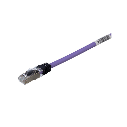 Patch Cord Cat6A, Blindado S/FTP, CM/LS0H, 6.1 Metros (20 Pies), Color Violeta