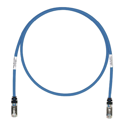 Patch Cord Cat6A, Blindado S/FTP, CM/LS0H, 2 Metros (6.56 Pies), Color Azul