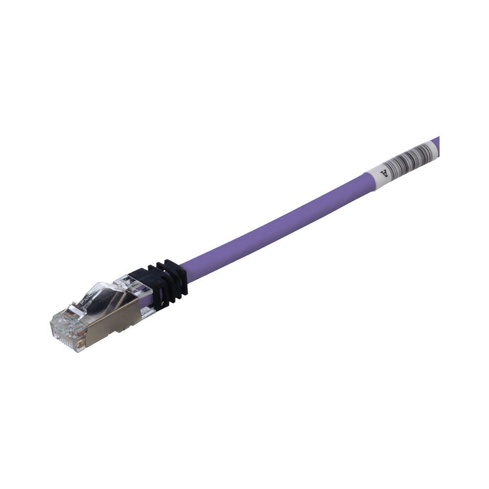 Patch Cord Cat6A, Blindado S/FTP, CM/LS0H, 1.52 Metros (5 Pies), Color Violeta