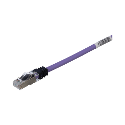 Patch Cord Cat6A, Blindado S/FTP, CM/LS0H, 1.52 Metros (5 Pies), Color Violeta