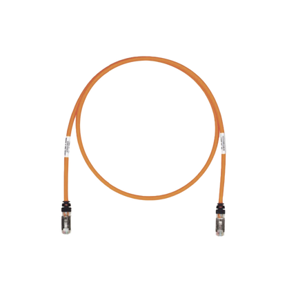 Patch Cord Cat6A, Blindado S/FTP, CM/LS0H, 2.13 Metros (7 Pies), Color Naranja
