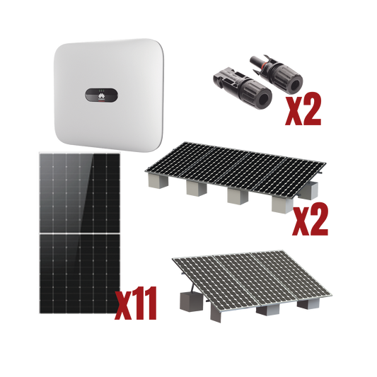 Kit Solar Interconexion  / 6 kW  220Vca / Inversor HUAWEI/ Montaje Incluido