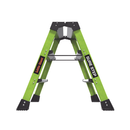 Escalera Plegable 2 Peldaños de Fibra de Vidrio / Tamaño 66 cm ( 2' 2").