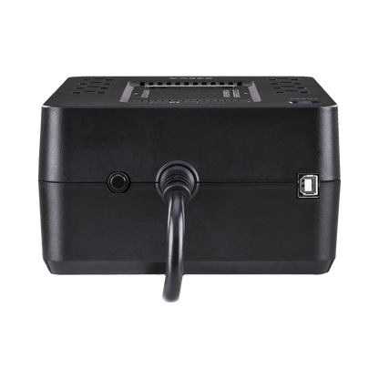 UPS de 650 VA/390 W, Topología Standby con Modo Ahorrador ECO, Entrada 120 Vca NEMA 5-15P, Con 8 Tomas NEMA 5-15R