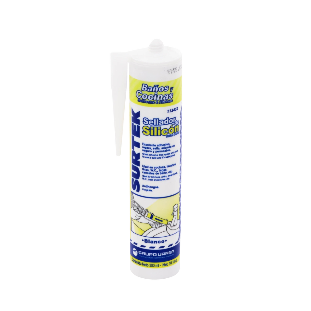 Silicón Para Baños y Cocinas /Color Blanco / Contenido 280 ml.