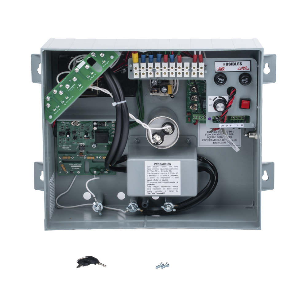 Energizador ANTIPLANTAS de 10,000Volts-5JOULES/10,000 Mts lineales de protección / Cercas Electrificadas
