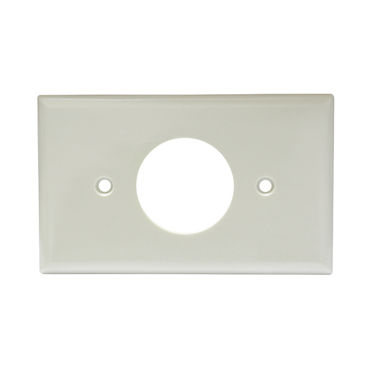 Placa de plástico para contacto sencillo.