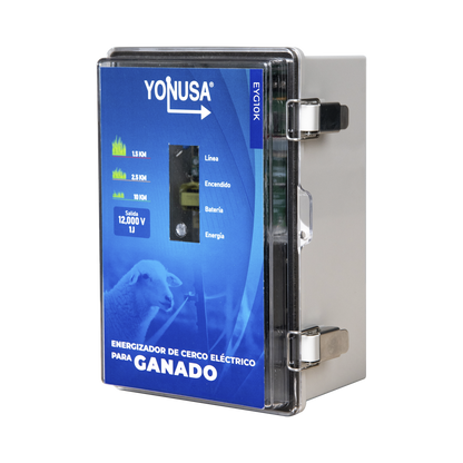 Energizador para Ganado 10,000Volts-2JOULES/ 10,000 metros lineales de proteccion / Cercas Electrificadas