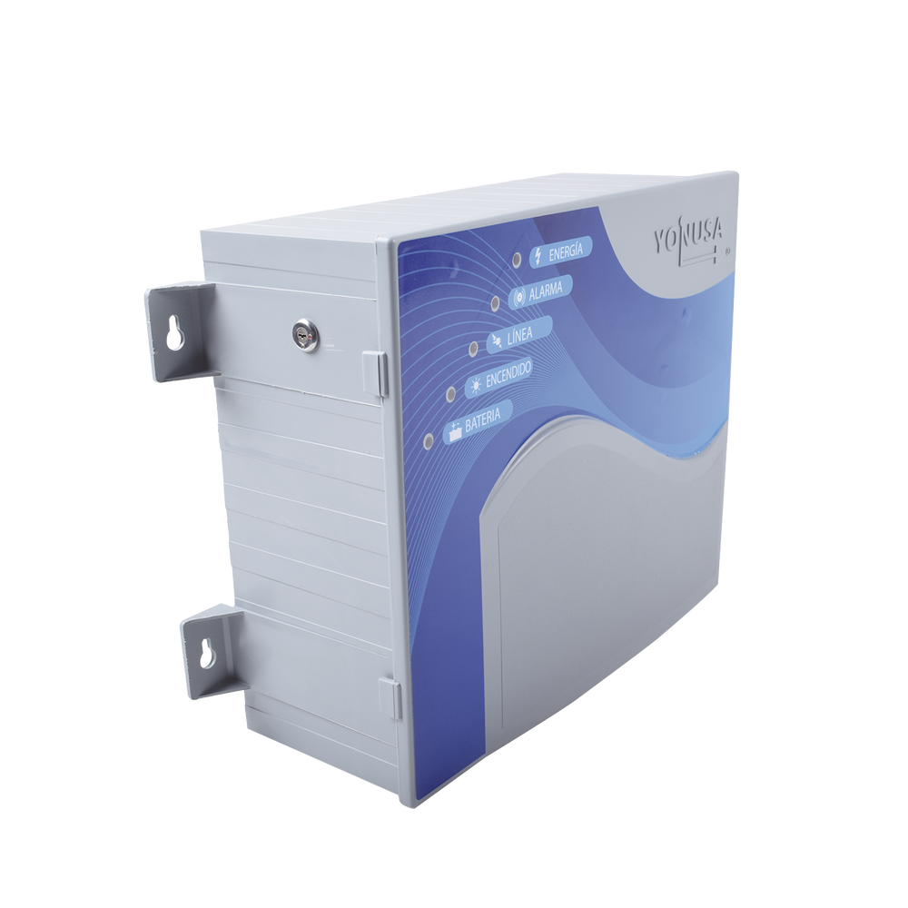 Energizador con tecnología SMT de 12,000Volts-1Joule/ 2500Mts Lineales de Protección / Cercos electricos