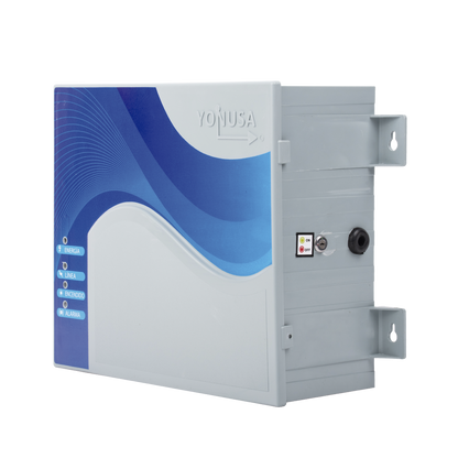 Energizador con tecnología SMT de 12,000Volts-1Joule/ 2500Mts Lineales de Protección / Cercos electricos