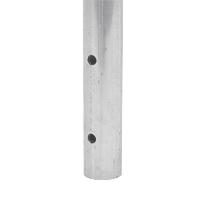 Poste de ESQUINA para Cerca Electrificada. Tubo Galvanizado cal. 18 de 1" Diam. y 0.8m Alto con Tapón, ideal para 3 Aisladores