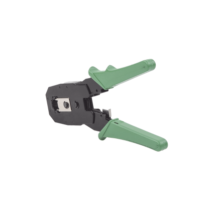 Pinzas para plegar (Ponchadoras) cables RJ11, RJ12, RJ45 telefónicos y cables de red Cat5e, Cat6, Cat6a y con Cavidades para 4, 6 y 8 conductores.