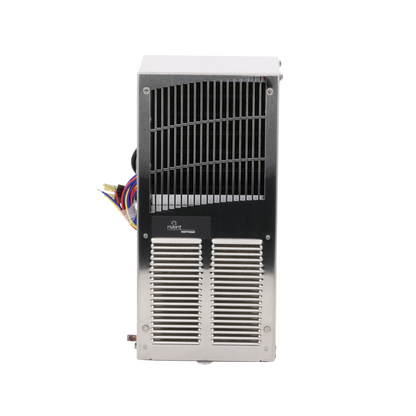 Aire Acondicionado Compacto Para Exterior, Uso en Gabinetes de Telecomunicaciones de Grado Industrial, Frío T15, 800 BTU, 115 Vca, de Acero Inoxidable 304, Color Gris