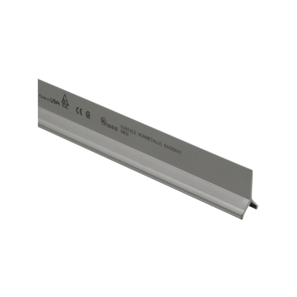 Divisor para uso con canaletas T70, Material PVC Rígido, 2.4 m de Largo, Color Gris Internacional