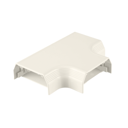Accesorio en "T", para uso con canaleta T70, Material PVC Rígido, Color Blanco