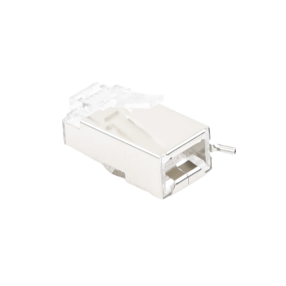Conector RJ45 para Cable FTP/STP Categoría 5E - Blindado con Pin a Tierra