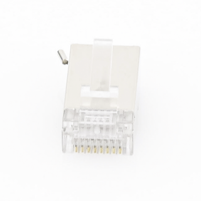 Conector RJ45 para Cable FTP/STP Categoría 5E - Blindado con Pin a Tierra