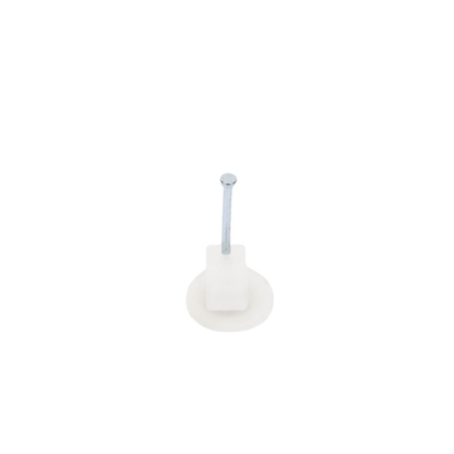 Grapa para cable plano de 6mm color transparente (100pzs) (3210-00100)