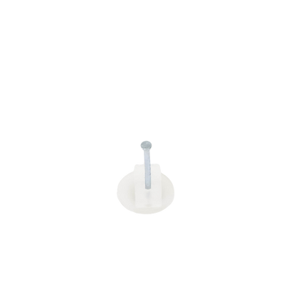 Grapa para cable plano de 6mm color transparente (100pzs) (3210-00100)
