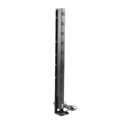 PDU Vertical de 10 Contactos (NEMA 5-15R). Volt. Ent./Sal.: 120Vca/15A compatible con Racks EIRL y EIQR.