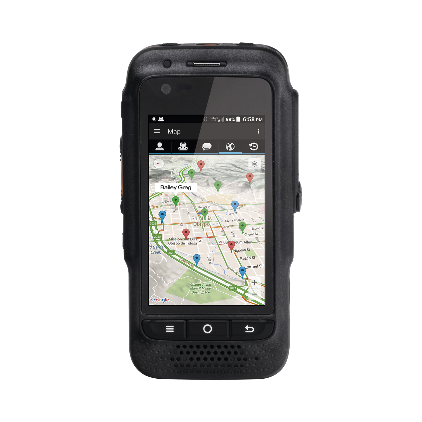 Radio PoC 4G LTE IP67  Compatible Con NXRADIO y TASSTA /Pantalla Táctil 3.1" Gorilla Glass 3