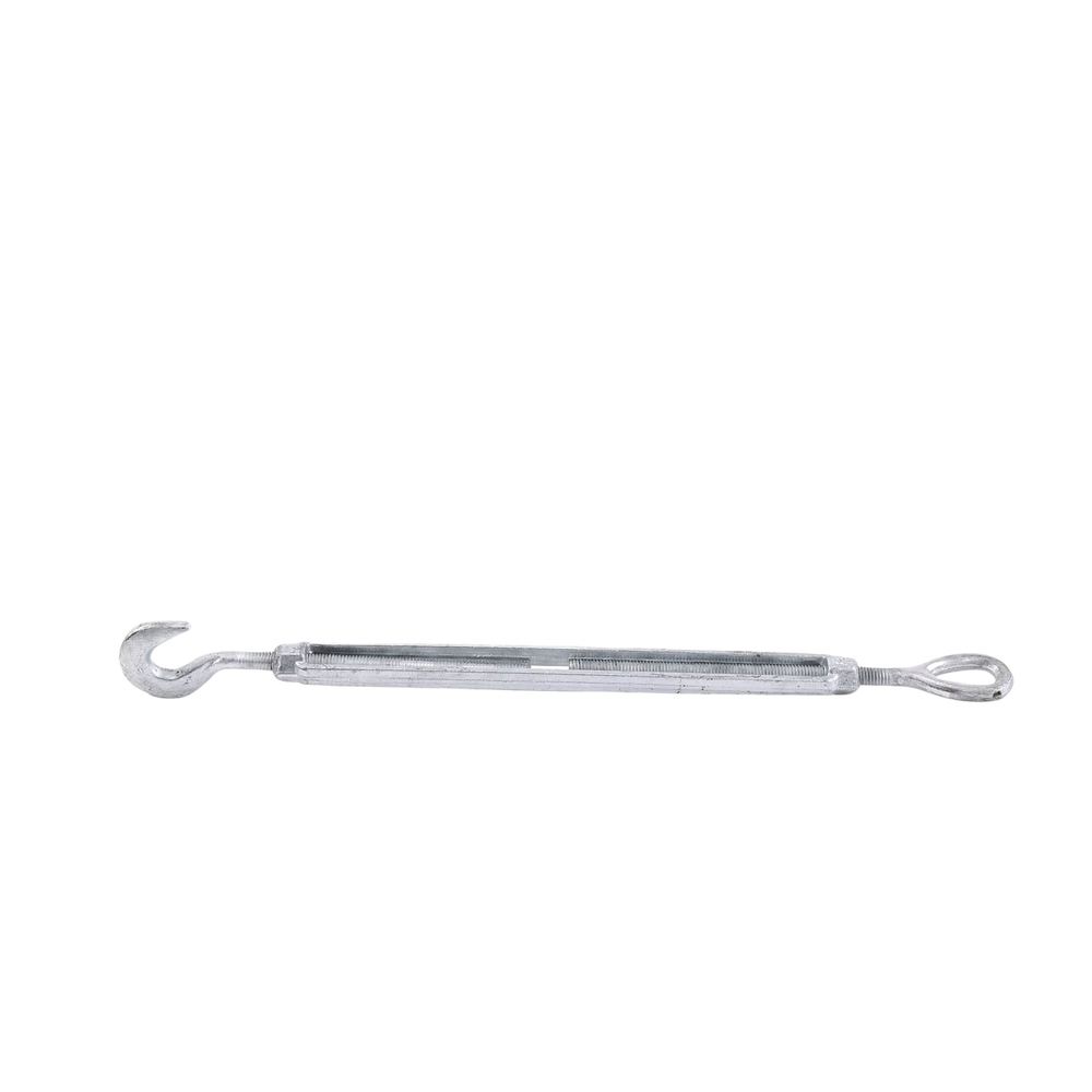 Tensor de 1/2" x 12" Acero Forjado OJO-GANCHO Galv. Inmersión en Caliente (Carga Max. 1500 lbs).
