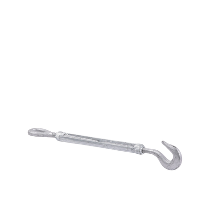 Tensor de 3/8" x 6" Acero Forjado OJO-GANCHO Galv. Inmersión en Caliente (Carga Max. 1000 lbs).