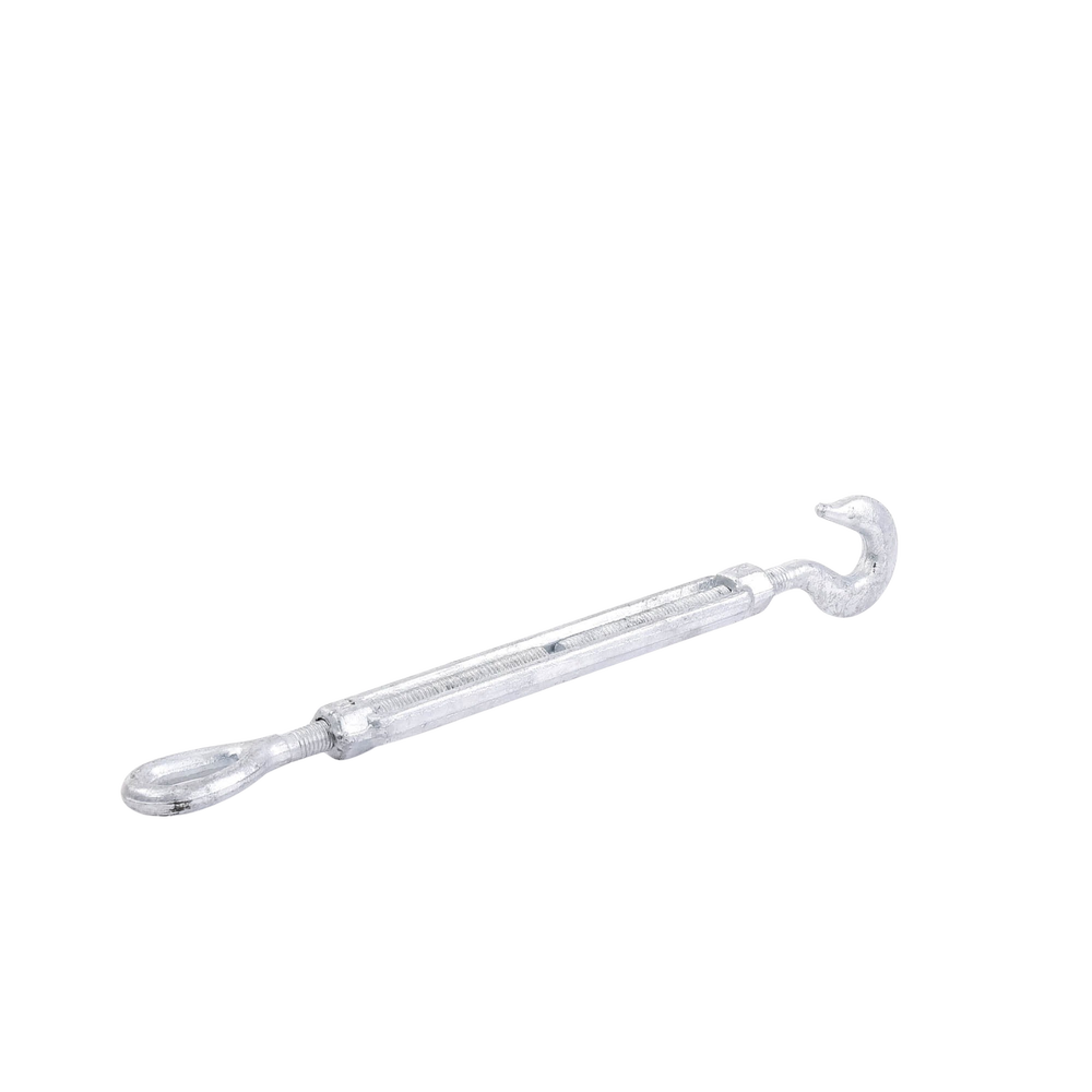 Tensor de 5/8" x 9" Acero Forjado OJO-GANCHO Galv. Inmersión en Caliente (Carga Max. 2250 lbs).