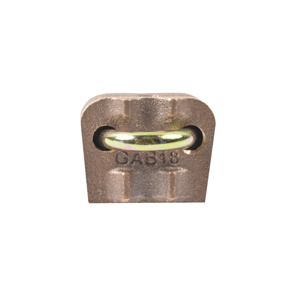 Conector Antivandalico de Varilla 5/8" a Cable Calibre 4 (Cuatro) a 3/0 (Triple Cero).