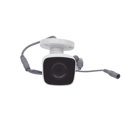 Bala TURBOHD 2 Megapíxeles (1080p) / Gran Angular 103° / Lente 2.8 mm / IR EXIR Inteligente 20 mts / Exterior IP66 / dWDR / TVI-AHD-CVI-CVBS