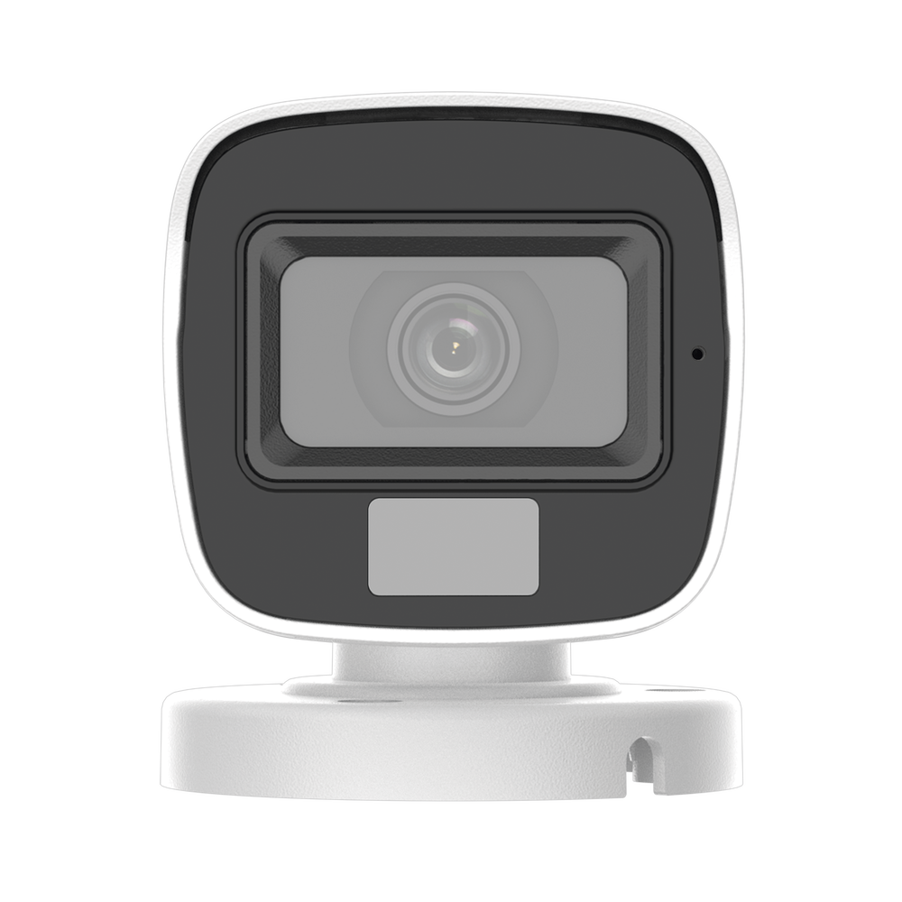 [Dual Light + ColorVu] Bala TURBOHD 3K megapixel / 20 mts IR + 20 mts luz blanca / Lente 2.8 (105° de Visión) / Exterior IP66 / Audio por Coaxitron / TVI-AHD-CVI-CVBS / Metal  / Smart-Hybrid light