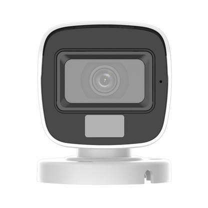 [Dual Light + ColorVu] Bala TURBOHD 3K megapixel / 20 mts IR + 20 mts luz blanca / Lente 2.8 (105° de Visión) / Exterior IP66 / Audio por Coaxitron / TVI-AHD-CVI-CVBS / Metal  / Smart-Hybrid light