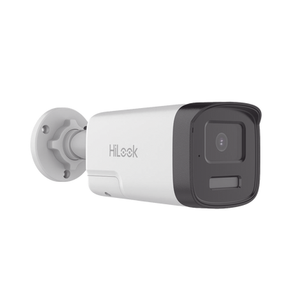 [Audio Bidireccional + Dual Light + ColorVu] Bala TURBOHD 2 Megapixel (1080p) / Lente 3.6 mm / 40 mts IR EXIR + 40 mts Luz Blanca / Micrófono y Bocina Integrado / Exterior IP67 / dWDR