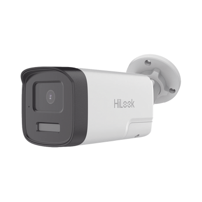 [Audio Bidireccional + Dual Light + ColorVu] Bala TURBOHD 2 Megapixel (1080p) / Lente 3.6 mm / 40 mts IR EXIR + 40 mts Luz Blanca / Micrófono y Bocina Integrado / Exterior IP67 / dWDR
