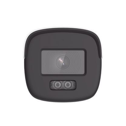 [Dual Light + ColorVu] Bala TURBOHD 3K / 5 Megapixel / Lente 3.6 mm / Audio por Coaxitron / 40 mts IR + 40 mts Luz Blanca / Exterior IP67 / Metal / dWDR