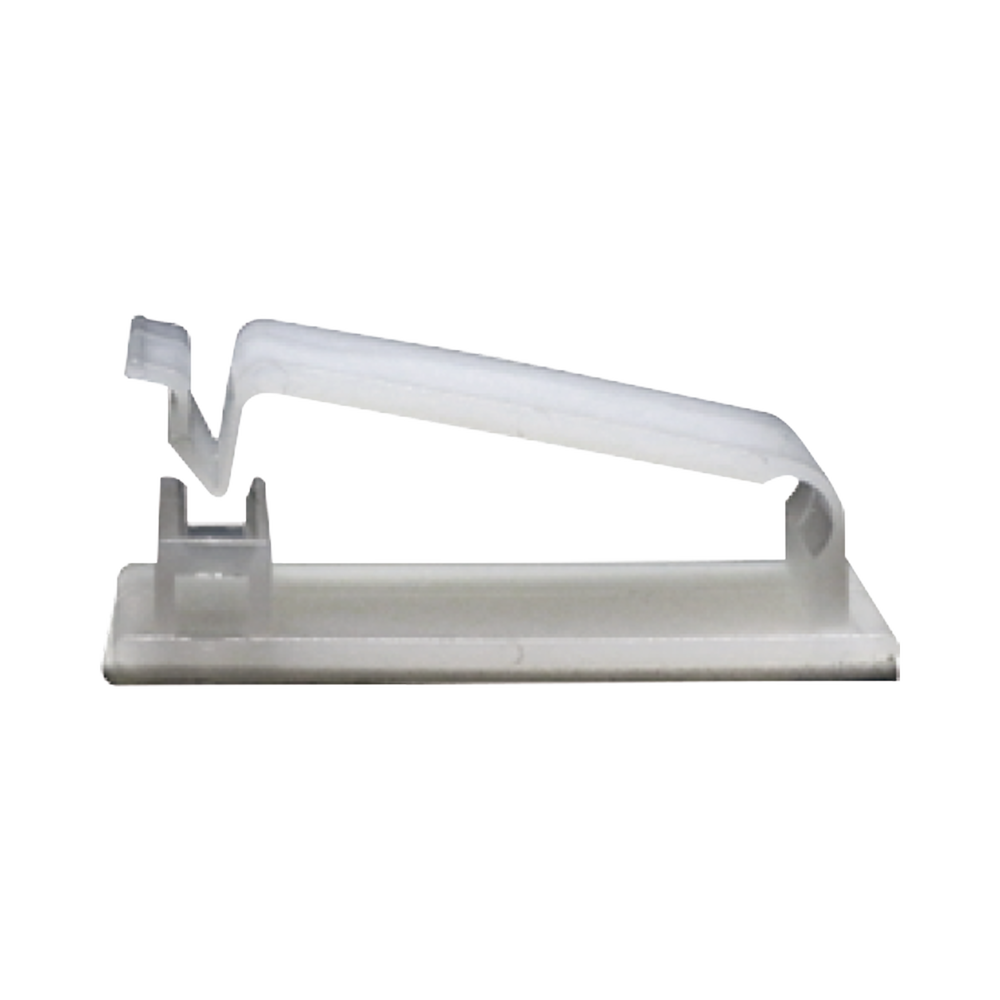 Clip Organizador de Cables Auto-Adherible Diseñado Para Sujetar y Organizar Cables Sin Necesidad de Perforar Muros, Paquete con 5 Piezas, (3501-01001)