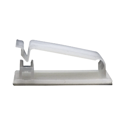 Clip Organizador de Cables Auto-Adherible Diseñado Para Sujetar y Organizar Cables Sin Necesidad de Perforar Muros, Paquete con 5 Piezas, (3501-01001)