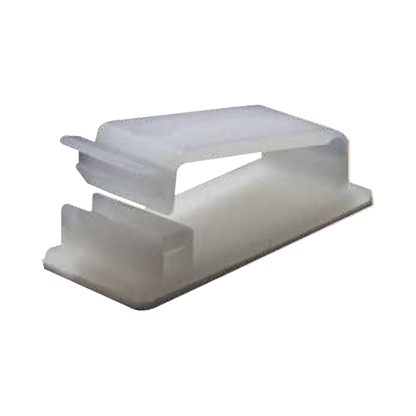 Clip Organizador de Cables Auto-Adherible Diseñado Para Sujetar y Organizar Cables Sin Necesidad de Perforar Muros, Paquete con 5 Piezas, (3501-01001)